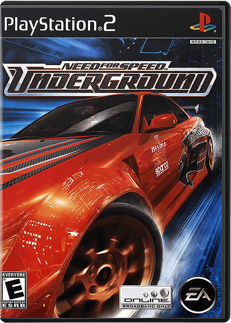 Need for Speed Underground box art for Playstation 2
